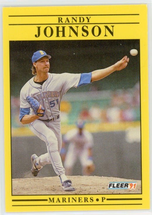 1991 Fleer #455 Randy Johnson Card