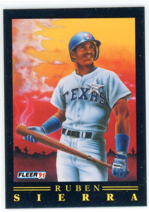 1991 Fleer Pro-Visions #3 Ruben Sierra Card