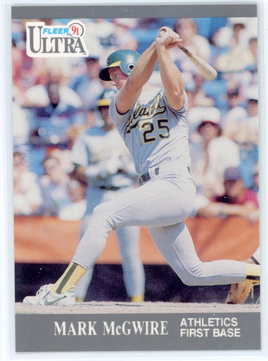 1991 Fleer Ultra #251 Mark McGwire Card