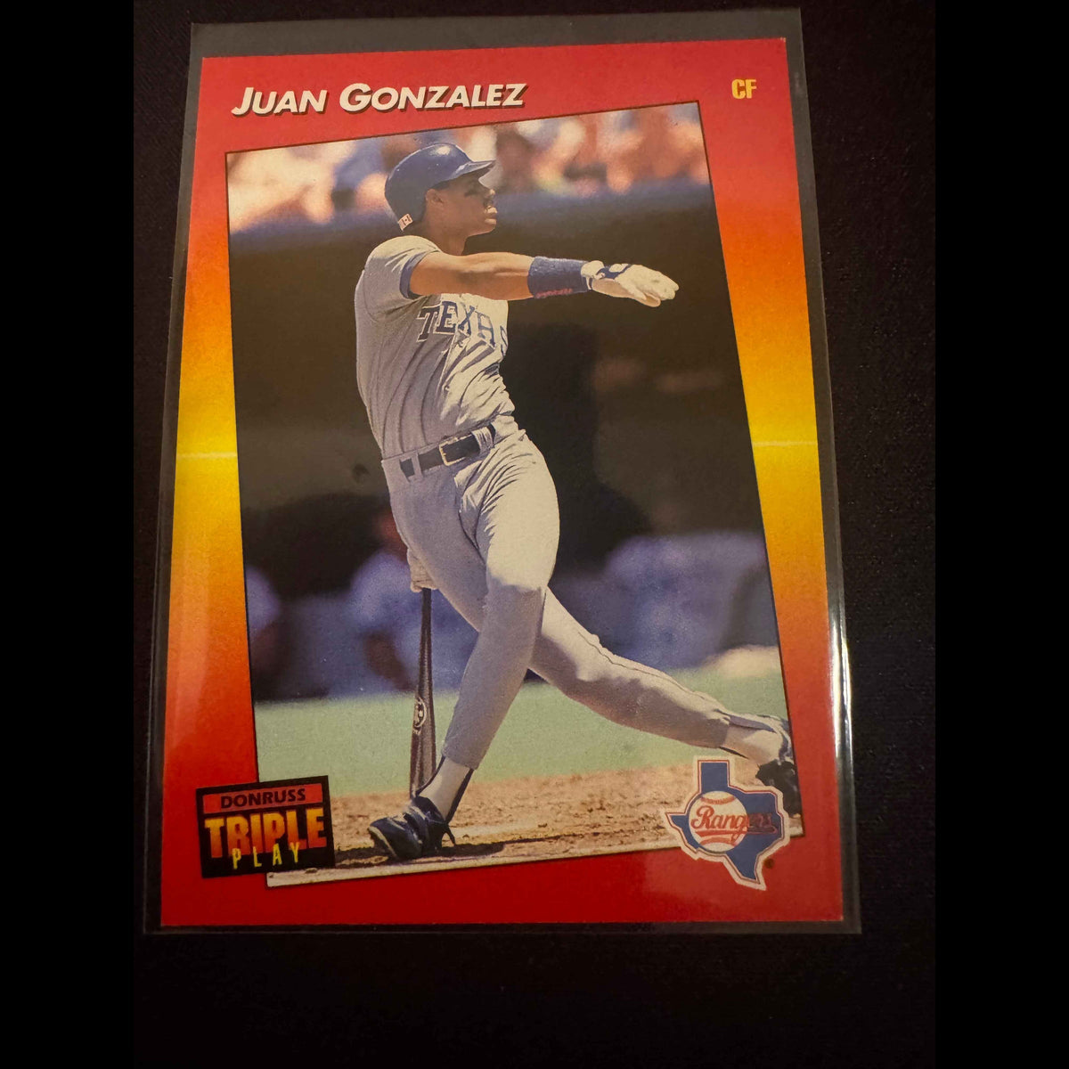 1992 Donruss Triple Play #112 Juan Gonzalez Card - view 5