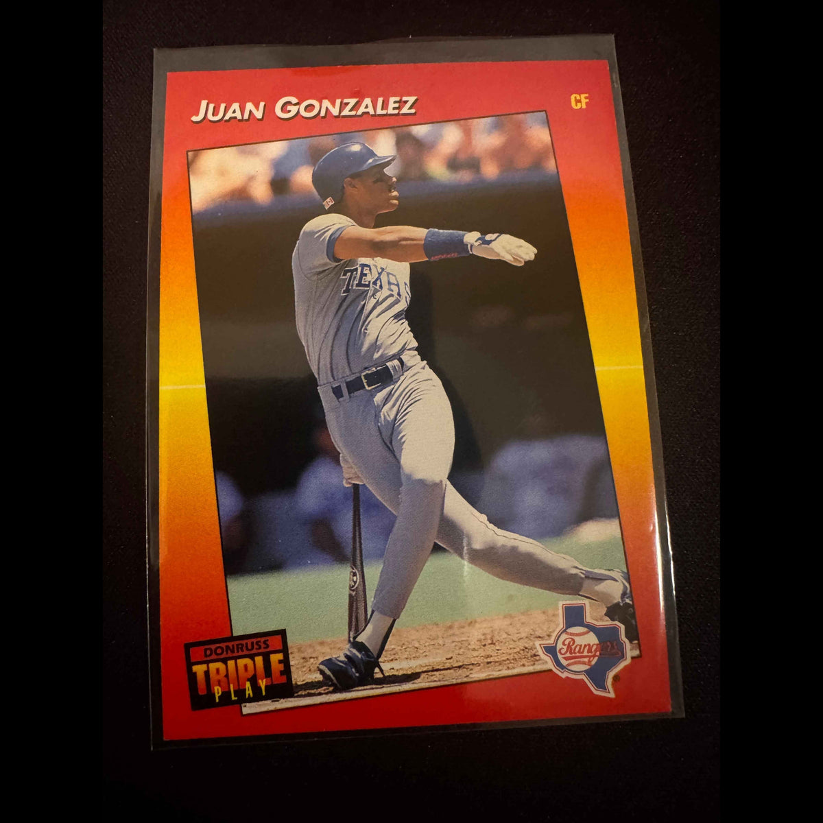 1992 Donruss Triple Play #112 Juan Gonzalez Card - view 7