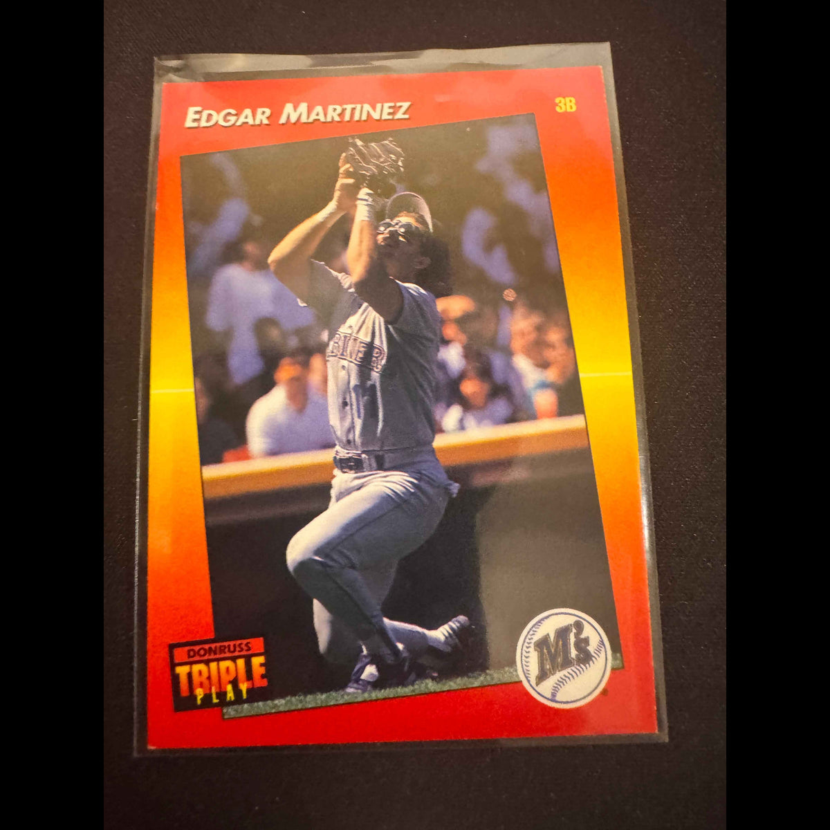1992 Donruss Triple Play #127 Edgar Martinez Card - front