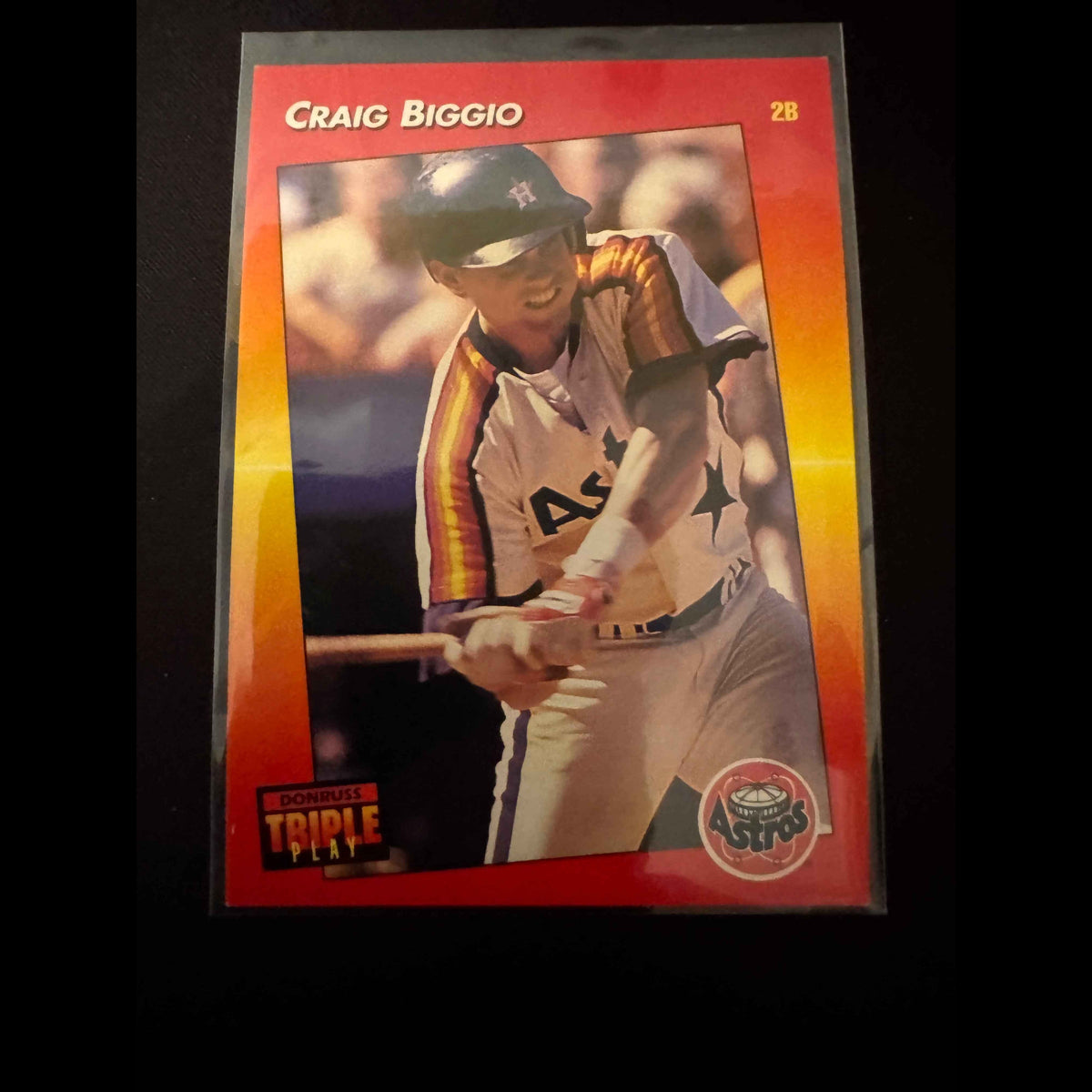 1992 Donruss Triple Play #150 Craig Biggio Card - view 5