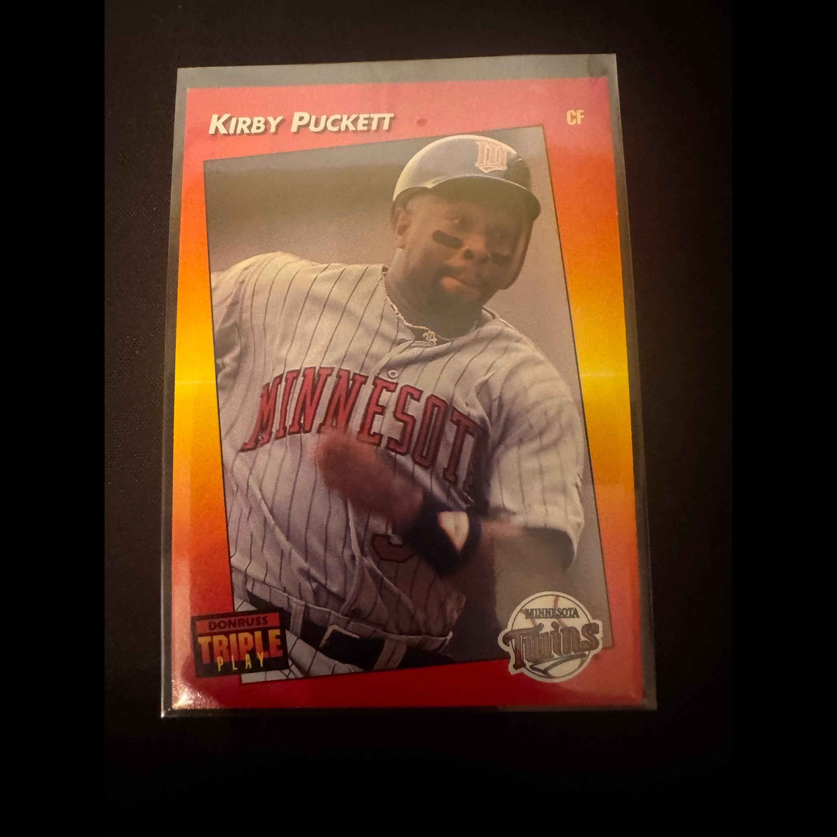 1992 Donruss Triple Play #202 Kirby Puckett Card - front
