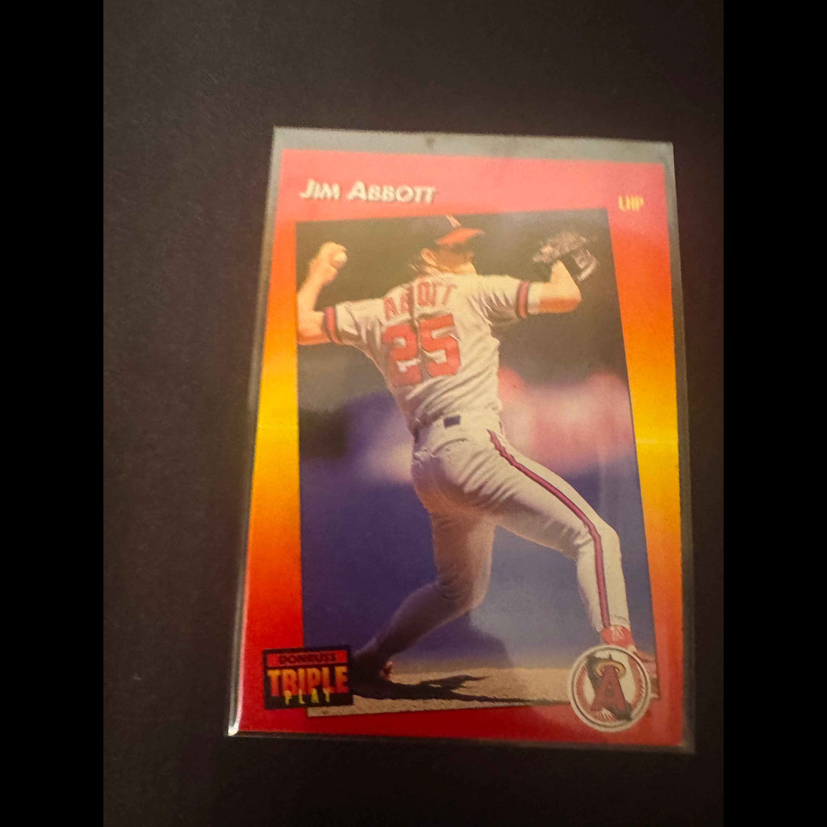 1992 Donruss Triple Play #204 Jim Abbott Card - front
