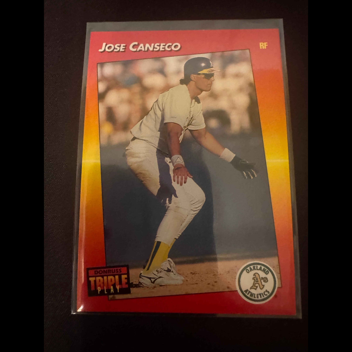 1992 Donruss Triple Play #214 Jose Canseco Card - front