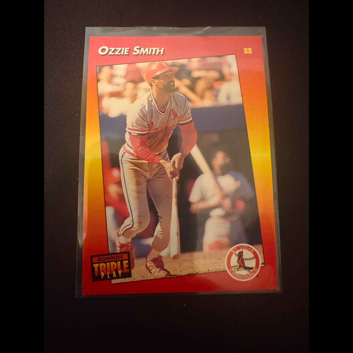 1992 Donruss Triple Play #244 Ozzie Smith Card - front