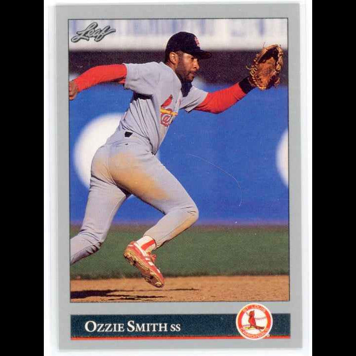 1992 Leaf #400 Ozzie Smith Card - front