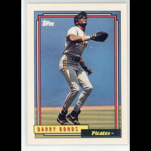 1992 Topps #380 Barry Bonds Card - front