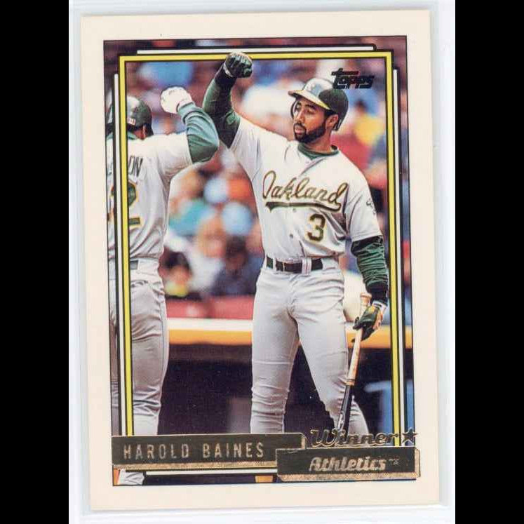 1992 Topps Gold #635 Harold Baines Card - front