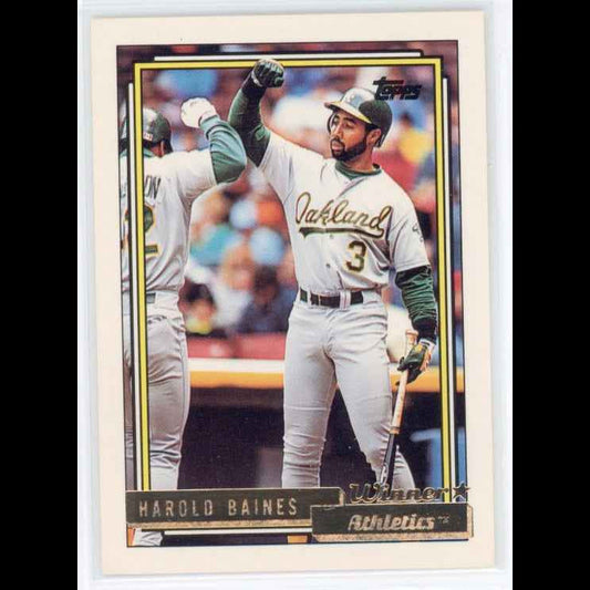 1992 Topps Gold #635 Harold Baines Card - front