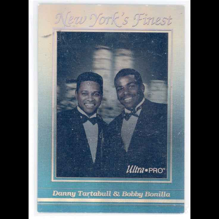 1992 Rembrandt Ultra-Pro Promos #P20 Danny Tartabull Bobby Bonilla Hologram Card. - front