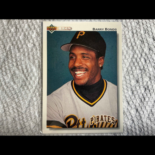 1992 Upper Deck #134 Barry Bonds Card - front