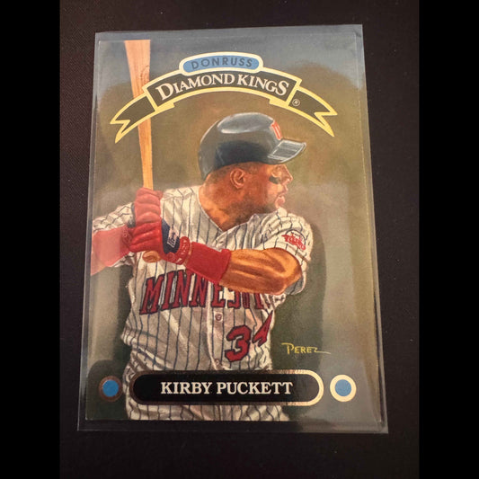 1993 Donruss #DK-4 Kirby Puckett DK Card - front