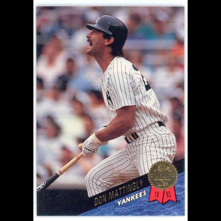 1993 The Leaf Set #237 Don Mattingly Card - front