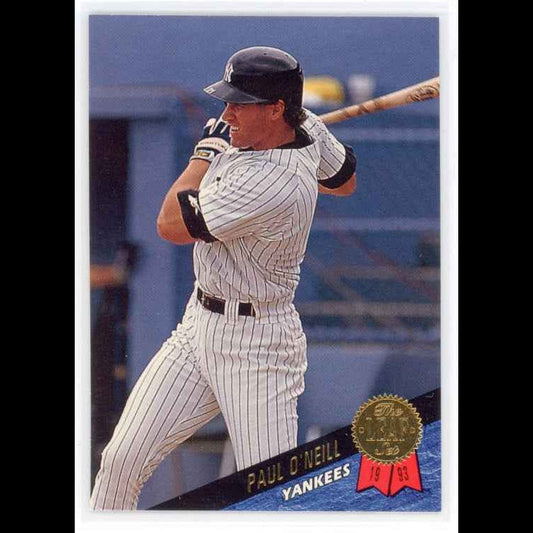 1993 The Leaf Set #379 Paul O'Neill Baseball Card for Collectors - front