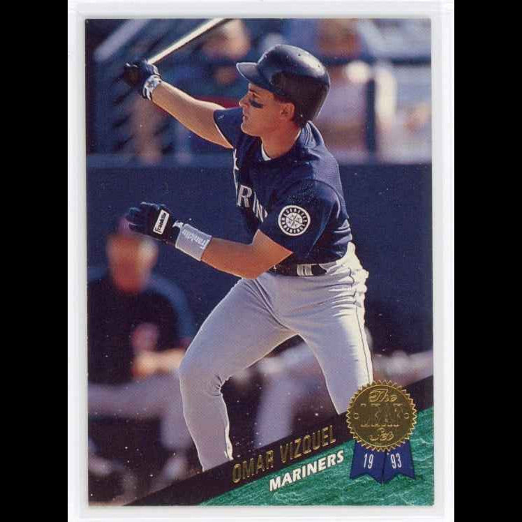 1993 The Leaf Set #434 Omar Vizquel Card - front