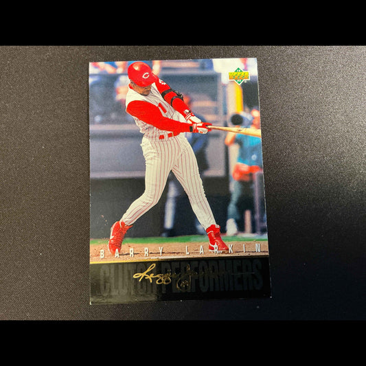1993 Upper Deck Clutch Performers #R13 Barry Larkin Card - front