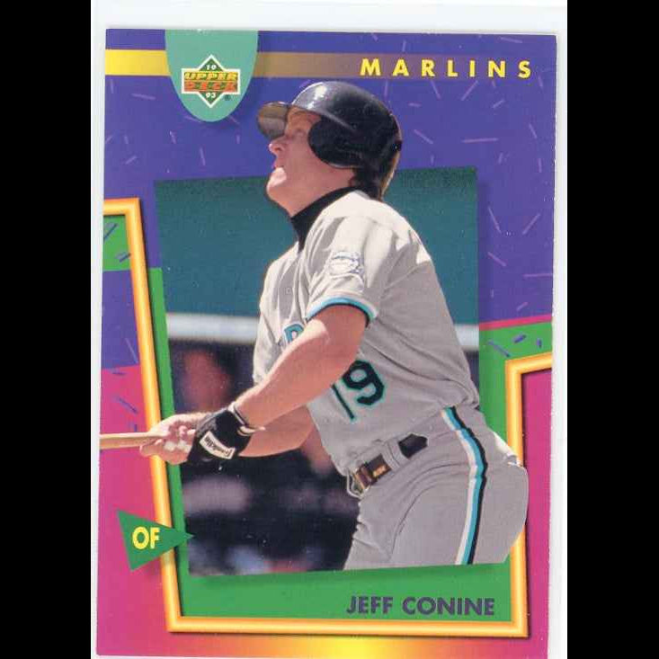 1993 Upper Deck Fun Pack #119 Jeff Conine Florida Marlins Card - front