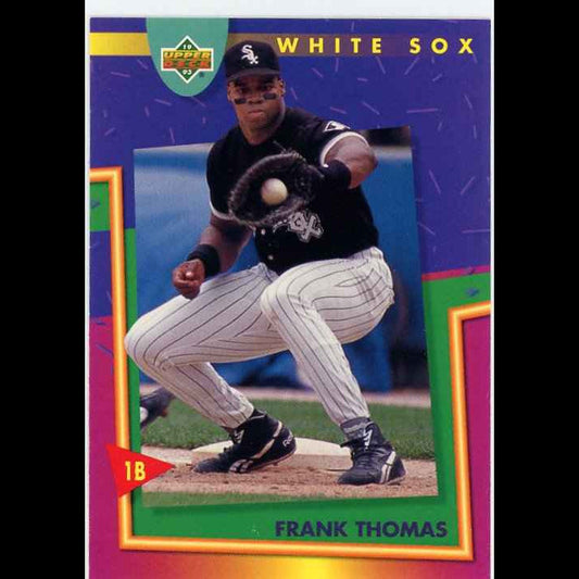 1993 Upper Deck Fun Pack #202 Frank Thomas Chicago White Sox Card - front