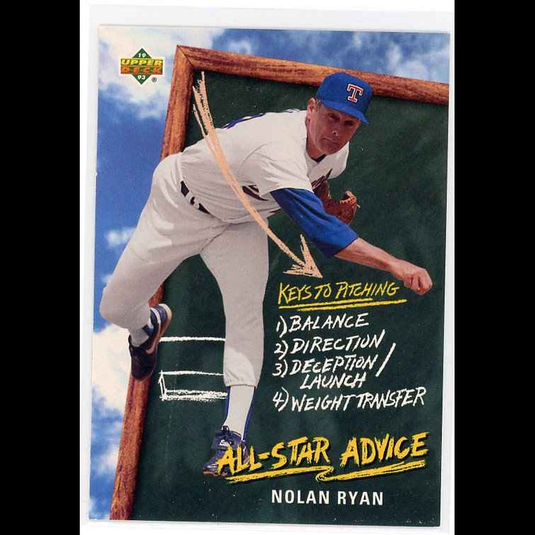 1993 Upper Deck Fun Pack #214 Nolan Ryan Texas Rangers Card - front