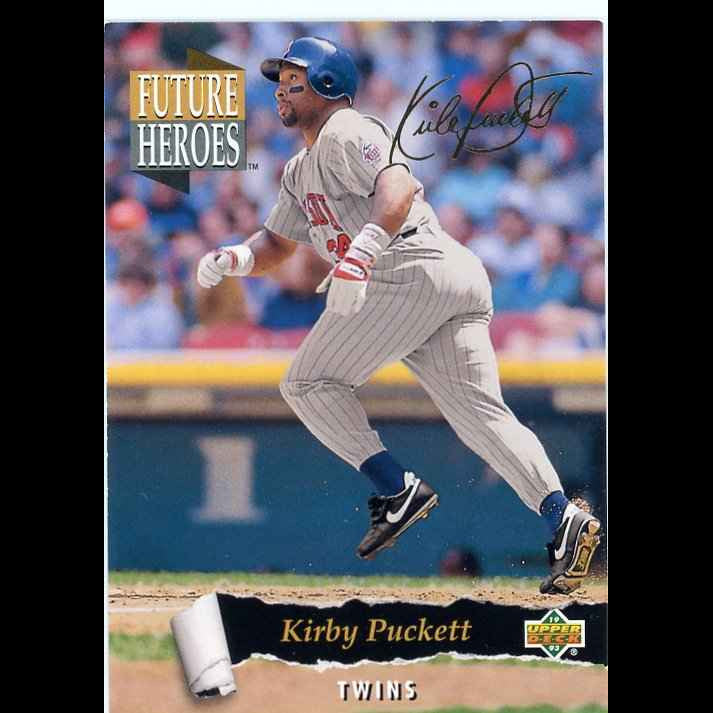 1993 Upper Deck Future Heroes #61 Kirby Puckett Minnesota Twins Card - front