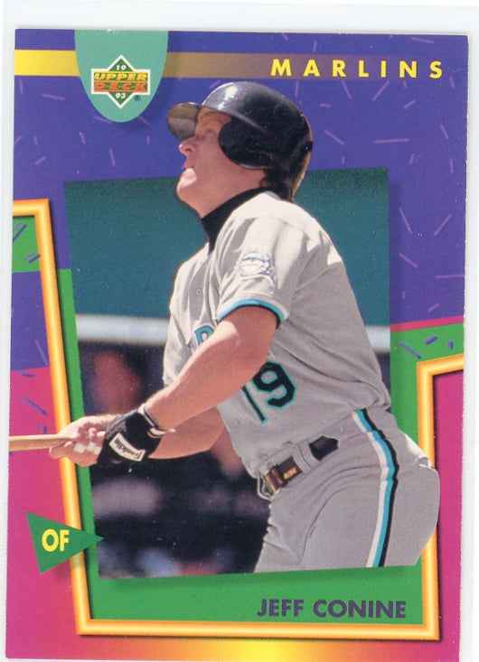 1993 Upper Deck Fun Pack #119 Jeff Conine Florida Marlins Card