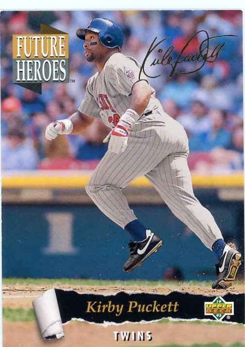 1993 Upper Deck Future Heroes #61 Kirby Puckett Minnesota Twins Card
