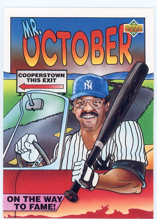 1993 Upper Deck Fun Pack #28 Reggie Jackson Hero Card