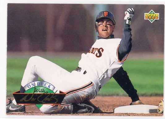1993 Upper Deck On Deck #D8 Will Clark San Francisco Giants Card