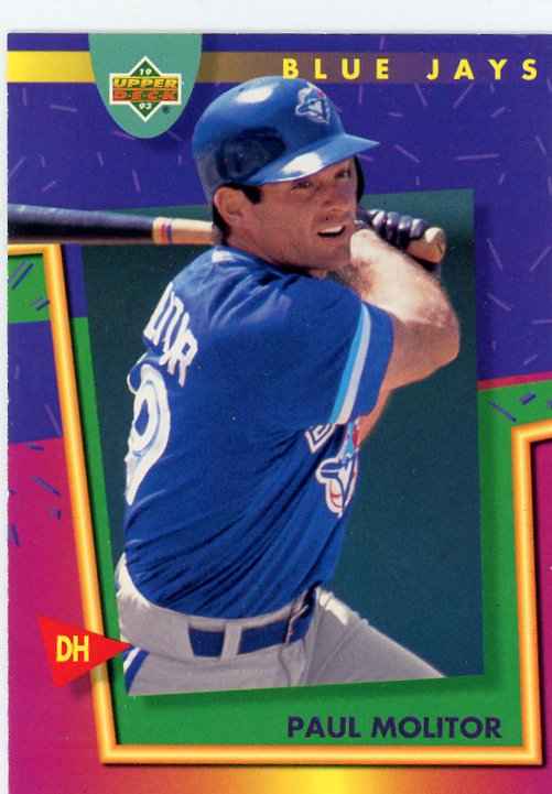 1993 Upper Deck Fun Pack #58 Paul Molitor Toronto Blue Jays Card