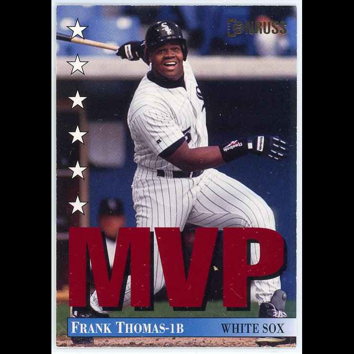1994 Donruss #18 Frank Thomas MVP Card - front