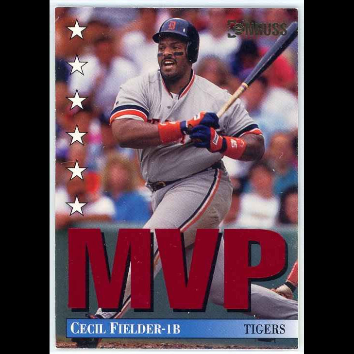 1994 Donruss #20 Cecil Fielder MVP Card - front
