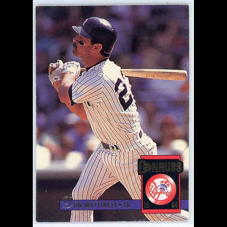 1994 Donruss #340 Don Mattingly Card - front