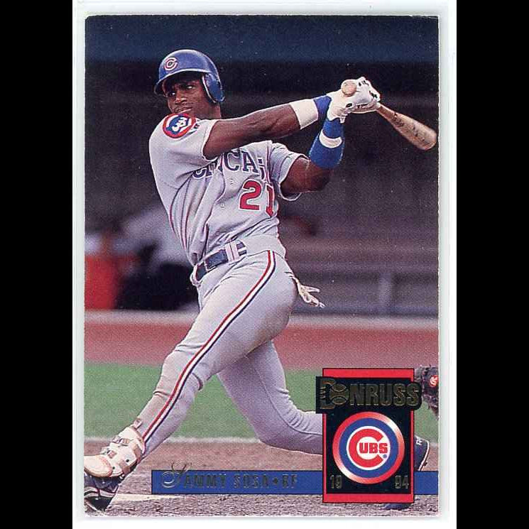 1994 Donruss #337 Sammy Sosa Card - front
