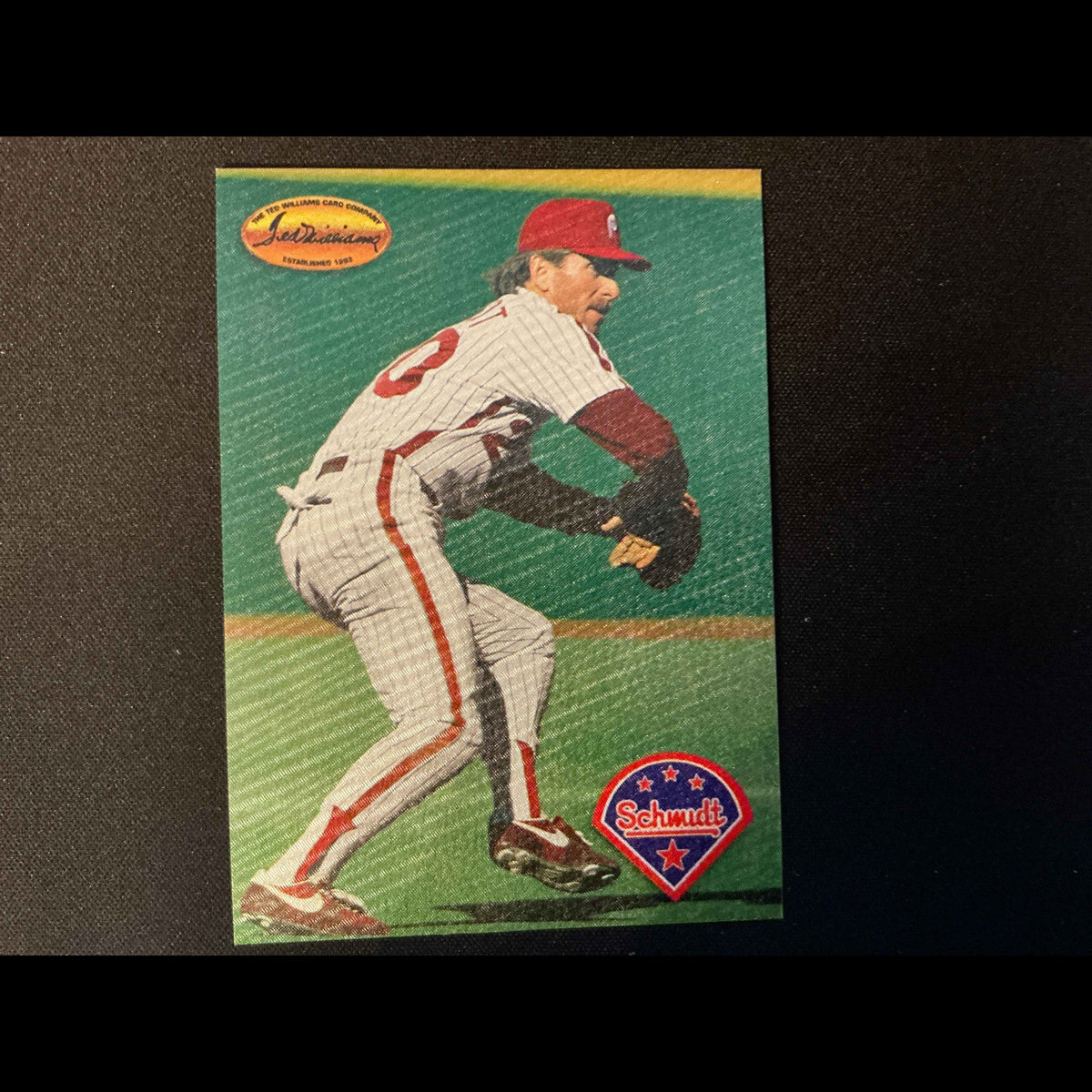 1994 Ted Williams #MS5 Mike Schmidt/Who is Who Card - front