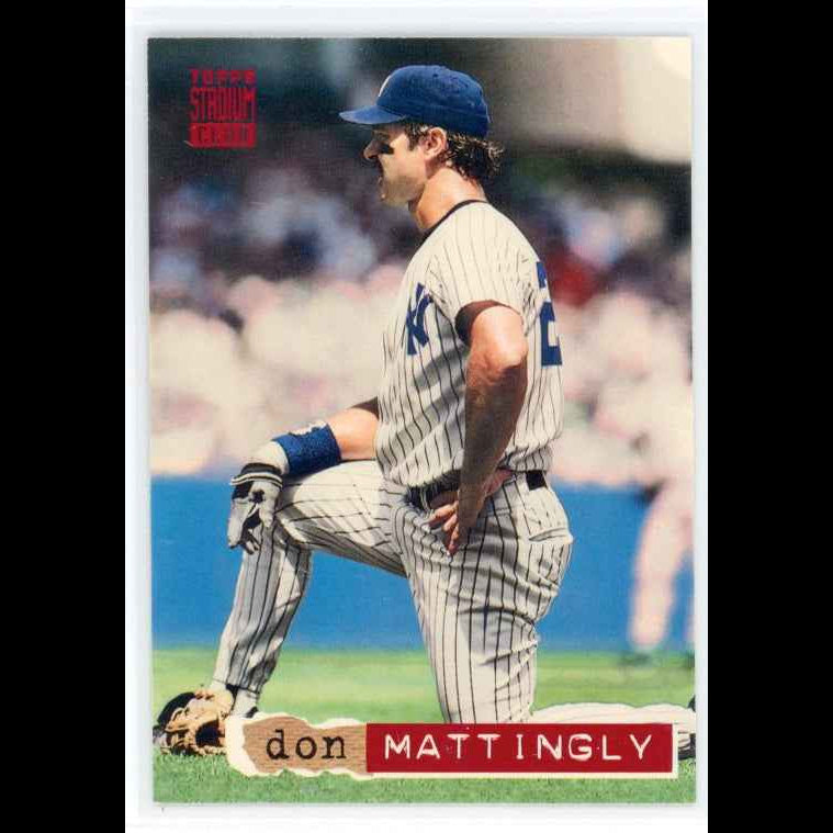 1994 Topps Stadium Club #195 Don Mattingly Card - front