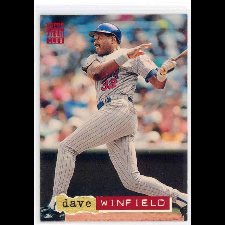1994 Topps Stadium Club #288 Dave Winfield Card - front