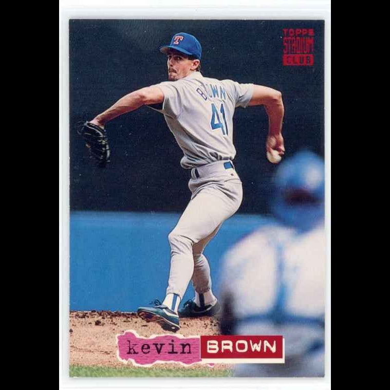 1994 Topps Stadium Club #382 Kevin Brown Card - front