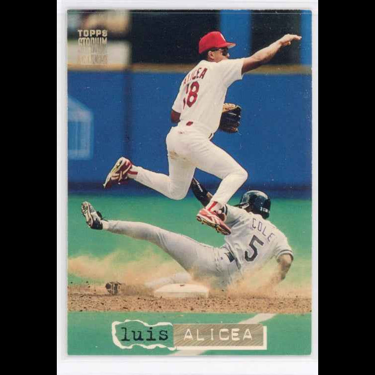 1994 Topps Stadium Club Golden Rainbow #146 Luis Alicea Card - front