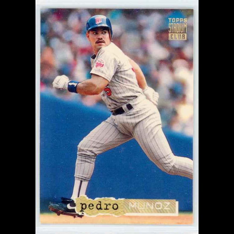 1994 Topps Stadium Club Golden Rainbow #22 Pedro Munoz Card - front