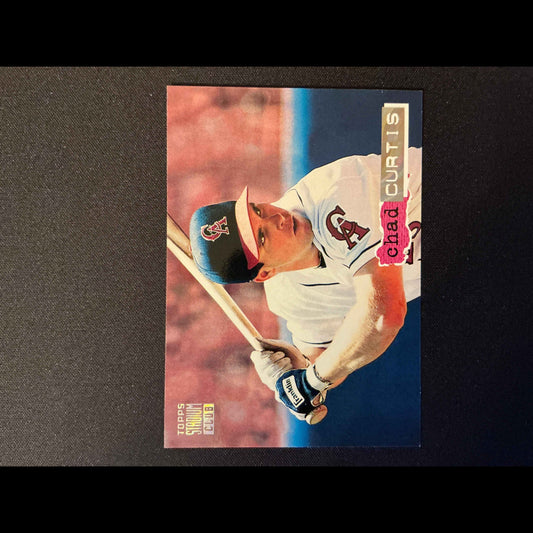 1994 Topps Stadium Club Golden Rainbow #295 Chad Curtis Card - front