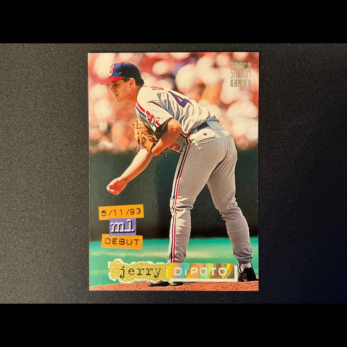 1994 Topps Stadium Club Golden Rainbow #380 Jerry DiPoto Card - front