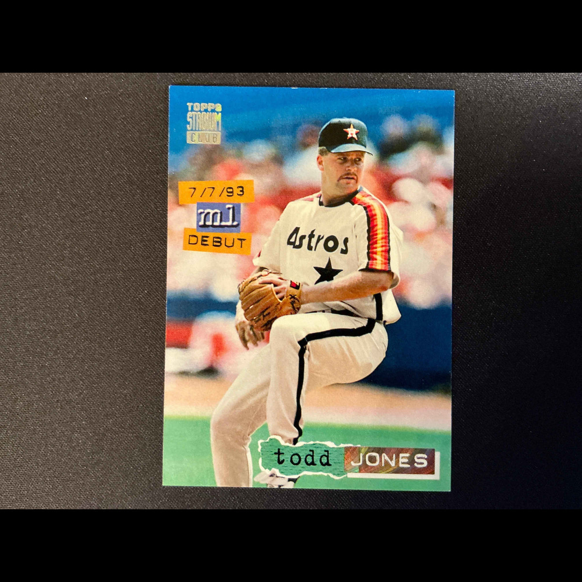 1994 Topps Stadium Club Golden Rainbow #226 Todd Jones Card - front