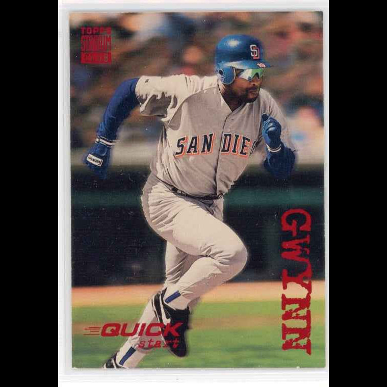 1994 Topps Stadium Club Quick Start #537 Tony Gwynn Card - front