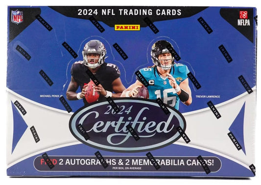 2024 Panini Certified Football Hobby Box