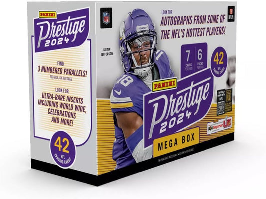 2024 Panini NFL Prestige Football Mega Trading Card Box