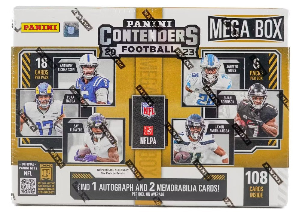 2023 Panini Contenders Football Mega Box (Teal Parallels)