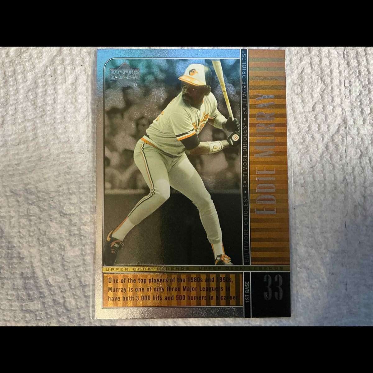 2000 Upper Deck Legends #53 Eddie Murray Card - front