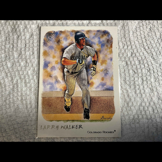 2002 Topps Gallery #86 Larry Walker - front
